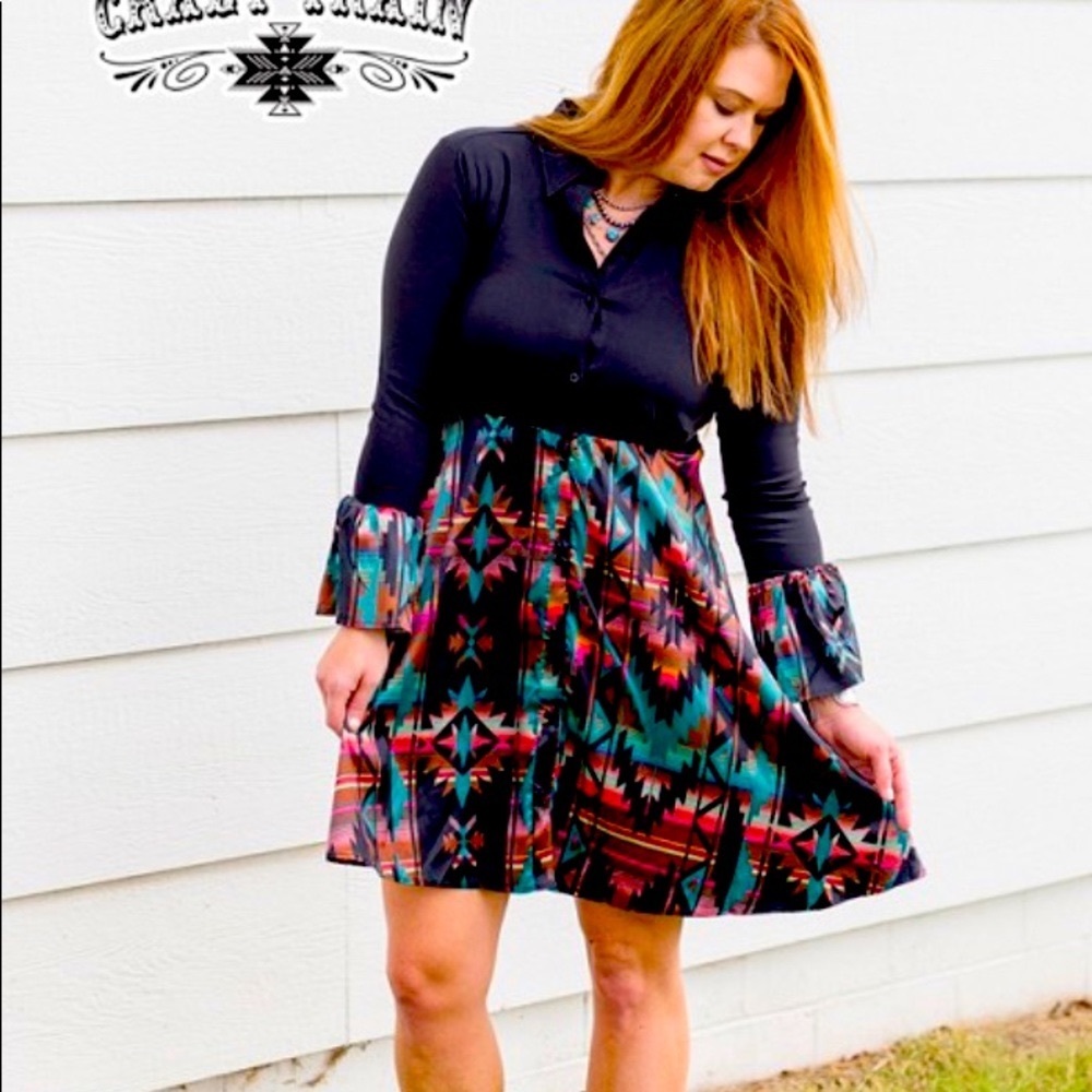 Crazy train mineola duster dress